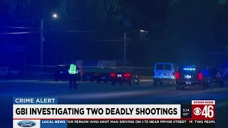 GBI investigating two deadly shootings