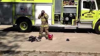 Basic Firefighter Training - Don Turnout Gear and SCBA