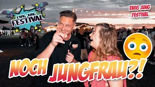 NOCH JUNGFRAU?! 😳😳 Straßenumfrage EWIG JUNG FESTIVAL