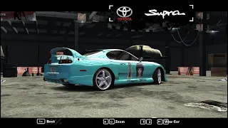 NFSMW 2005: Customization: Toyota Supra 'Mayumi Shiina' Theme