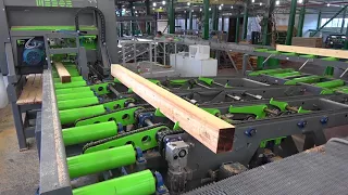 SAWING LINE with scanning, MEBOR, HIGH production, VTZ OF, START-UP