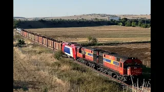 Trainspotting in Greece. Thessaloniki - Strymonas line. Scrap train.