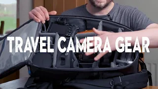 My TRAVEL CAMERA GEAR | What I pack in carry on and hold bag