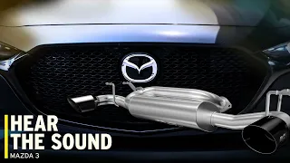 [Hear the Sound] 2019 - 2021 Mazda 3 2.5L Axle-Back Exhaust System | MagnaFlow # 19459