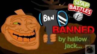 hallow jack can get you BANNED (and why it's a issue) || Slap battles halloween update 2023