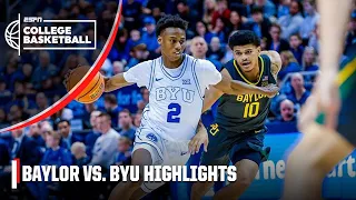 TOP 25 UPSET 🚨 Baylor Bears vs. BYU Cougars | Full Game Highlights | ESPN College Basketball