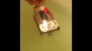 Candle and heat powered boat science project