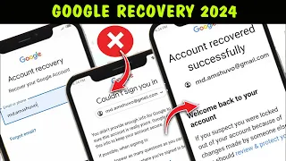 How to Recover Gmail Account without Verification Code Password & Phone Number 2024 | Gmail Recovery