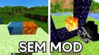 EU PAREI O TEMPO SEM MOD NO MINECRAFT