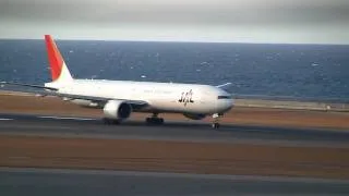 JAL Boeing  777-300ER Take off at Nagoya (NGO)