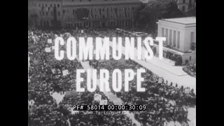 1961 U.S. DEPT. OF DEFENSE COLD WAR DOCUMENTARY   " COMMUNIST EUROPE "  EASTERN BLOC NATIONS 58014