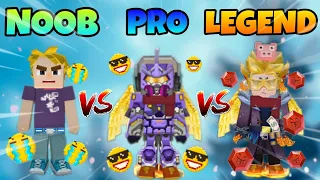 Bedwars NOOB vs PRO vs LEGEND in Blockman GO 😎!! (Blockman GO : BedWars)
