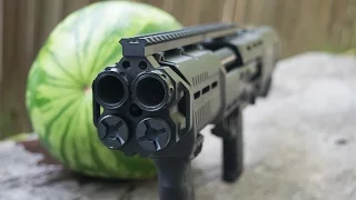 DP-12 Double Barrel Shotgun Vs Watermelon