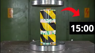 Hydraulic Press 15 minutes (countdown) satisfactory video