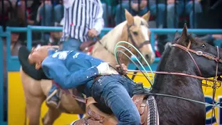 Top 35 Most Memorable NFR Moments – 1985-2018 - Kaleb Driggers and Junior Nogueira