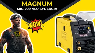 Spawarka inwertorowa Magnum MIG 209 Alu Synergia - migomat, synergia, lutospawanie, MIG, MAG