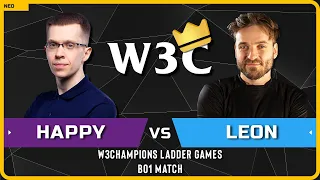 WC3 - [UD] Happy vs Leon [HU] - Bo1 Match - W3Champions Ladder Games