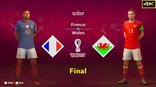 FIFA 23 | FRANCE vs. WALES | MBAPPE vs. BALE | FIFA WORLD CUP FINAL | [4K]