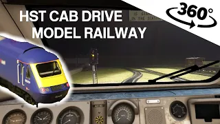 360 VR - HST Cab Drive On A Model Railway