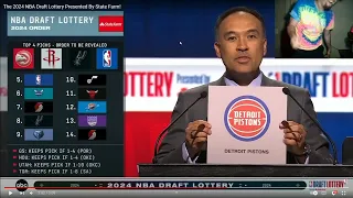 IT'S RIGGED?!?!?!? NBA Draft Lottery Live Reaction 2024