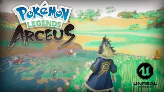 Pokemon Arceus Unreal Engine techique demo