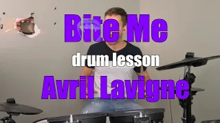 Bite Me Drum Lesson - Avril Lavigne and Travis Barker