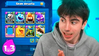 BENIJU GANA CON EL MAZO MÁS BARATO DE CLASH ROYALE (con dificultades) 🩸