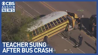 $1M lawsuit filed by teacher injured in Texas bus crash