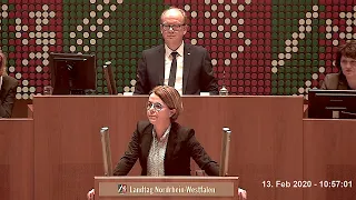 13.02.2020 - Rede Nadja Lüders - AfD und Thüringen - Landtag NRW 81. Sitzung