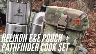 Helikon E&E Pouch + Pathfinder Canteen/Cook Set: Solid Combination for Survival and Bushcraft