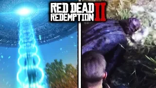 THIRD UFO and MICHAEL DE SANTA *DISCOVERED* in Red Dead Redemption 2.. (RDR2 Secret UFO Easter Egg)