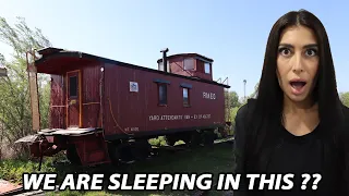 TAKING MY PREGNANT WIFE TO HAUNTED GHOST TRAIN!