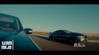 موستنق جي تي ضد مرسيدس اي ٥٥  | Mustang GT VS Mercedes E55