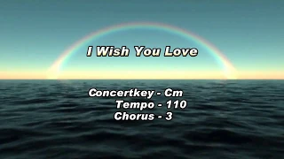I Wish You Love - ( Instrument Eb )