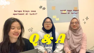 Q&A Mahasiswa Mandiri di Turki | Biaya Sewa Rumah, Belanja | Kuliah di Turki