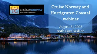 Cruise Norway Hurtigruten Coastal webinar with Linn Wilson