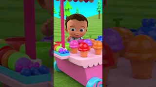 #Shorts Baby Learn Fruits Names with Colorful Fruits Ice Creams | Kids Educational videos 2023