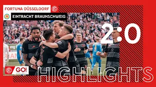 HIGHLIGHTS | Fortuna Düsseldorf vs. Eintracht Braunschweig 2:0 | Drei Punkte im dritten Freispiel!