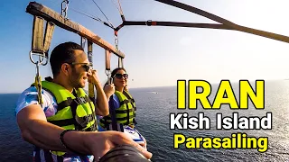 IRAN 2023 - Parasailing on Persian Gulf, Kish Island Vlog ایران کیش