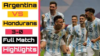 Argentina 3-0 Honduras Full Match Highlights 2022