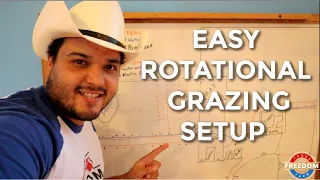 How To Set Up A Rotational Grazing System On Your Farm! Both Cheap And Efficient!
