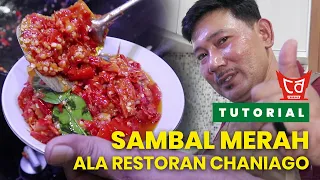 Resep Sambalado Merah Asli Padang ala Chaniago - UDA AWAL