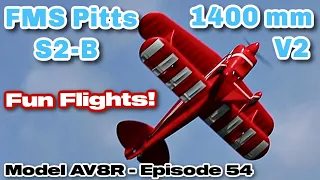 FMS Pitts S2-B 1400mm (55.1") V2 PNP - Model AV8R Fun Flights