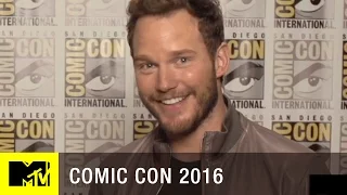 Chris Pratt on his ‘Guardians of the Galaxy 2’ Dad Kurt Russell | Comic Con 2016 | MTV