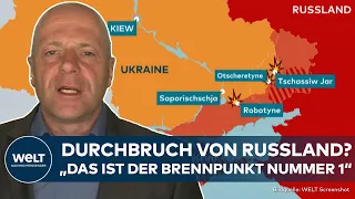 PUTINS KRIEG: Durchbruch von Russland droht! Lage an der Front verschlechtert sich für Ukraine!