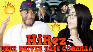 MY DAD REACTS TO Uber Driver Raps Godzilla! HIREZ REACTION