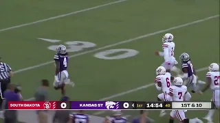 Kansas State 34, South Dakota 0: First play from scrimmage…Malik Knowles 75-yard TD 🔥