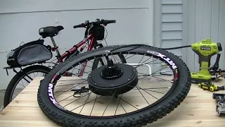 E-Bike Build - 1500w rear hub motor, 48V, 29in MTX39 wheel