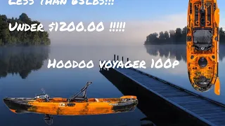 Quick tour of my hoodoo voyager 100p (budget pedal drive kayak)