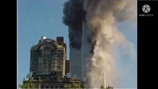 9/11 United 175 south tower impact (four photos) "footage"